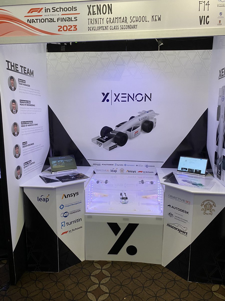 TeamXenonTGS's tweet photo. Our Trade Display for the 2023 F1 in Schools Australian National Finals is set up! 

Stay tuned to see our car blitzing down the track! https://t.co/UwkMjvznQ1