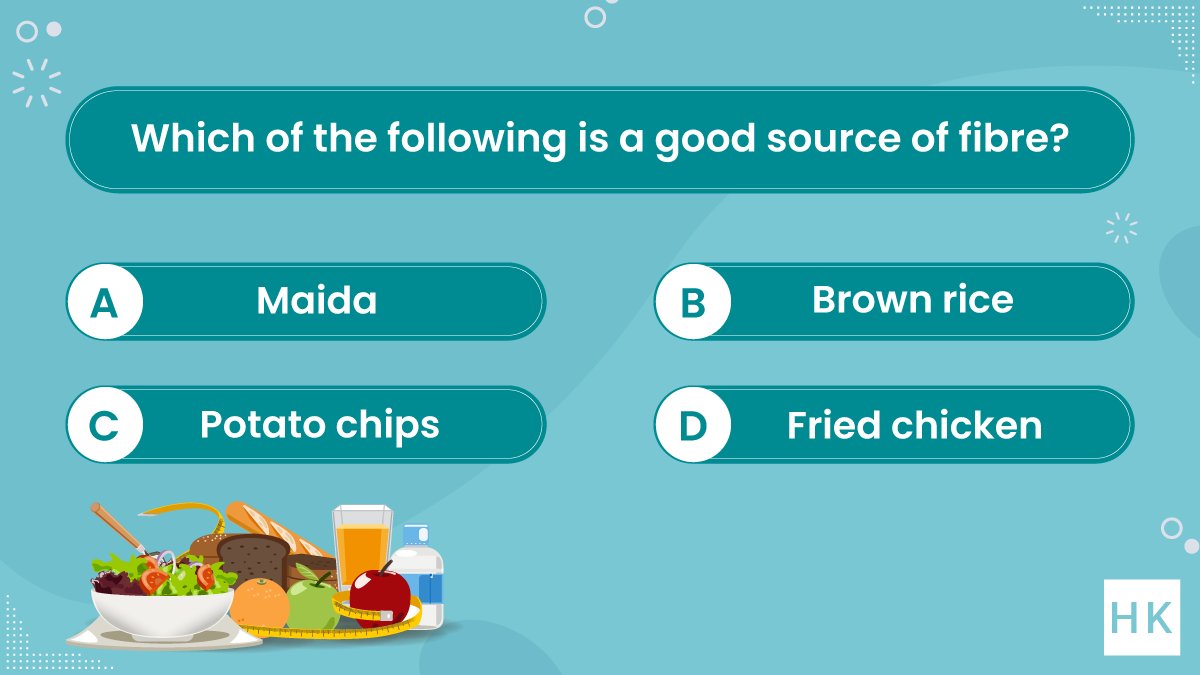 Participate in the #HKHealthQuiz &amp; stand a chance to win exciting prizes!
The rules are simple.. 
-Comment the correct answer with #HealthKart #HKHealthQuiz
-Tag 5 friends along with answers.
-Make sure all 5 friends follow HealthKart’s Twitter page.
-No follow = No giveaway