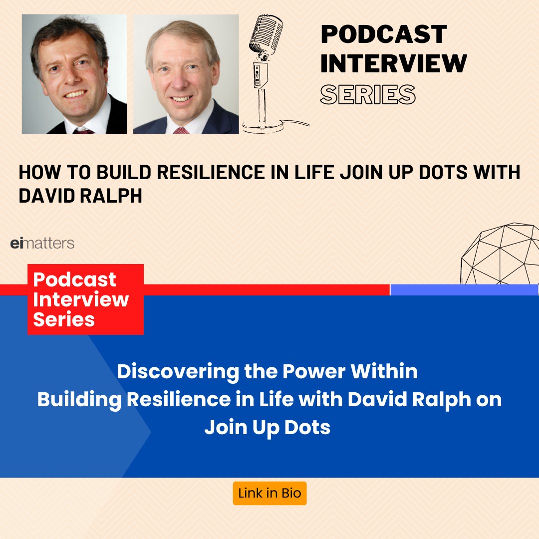 Get Ready to Tackle Life's Challenges Head-On! Join @JoinUpDots with David Ralph and Discover How to Build Resilience and Achieve Your Goals.
.
Listen to the Entire Podcast
.
Link in Bio🔗
. 
#BuildResilience #JoinUpDots #DavidRalph #SuccessTips