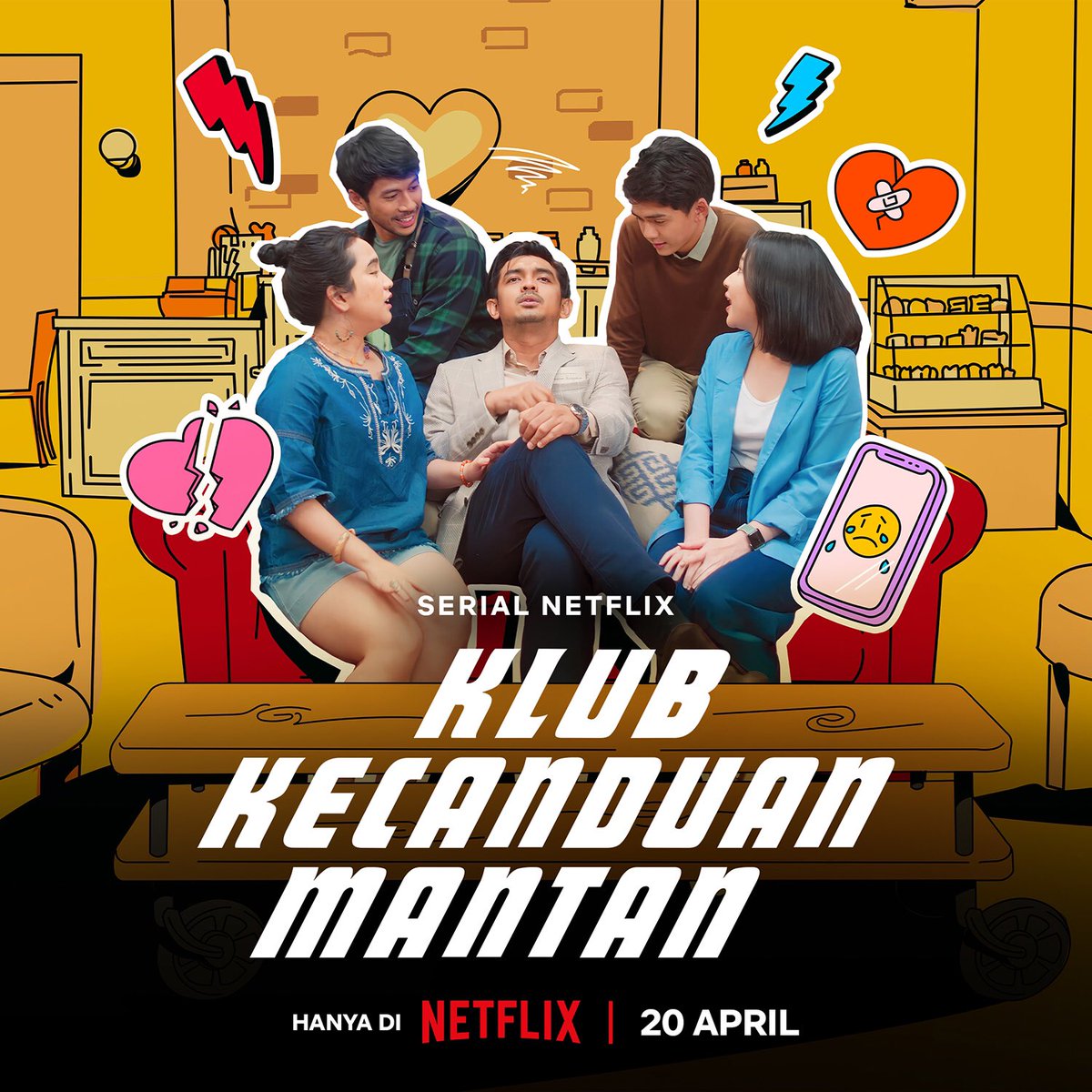 Fremantle Indonesia (@fremantle_id) on Twitter photo Susah move on dari mantan?🤨
Wajib banget nih nonton serial Klub Kecanduan Mantan! Saksikan keseruannya mulai 20 April, hanya di <a href="/netflixid/">Netflix Indonesia</a>!
#Netflix #KlubKecanduanMantan Susah move on dari mantan?🤨
Wajib banget nih nonton serial Klub Kecanduan Mantan! Saksikan keseruannya mulai 20 April, hanya di <a href="/netflixid/">Netflix Indonesia</a>!
#Netflix #KlubKecanduanMantan