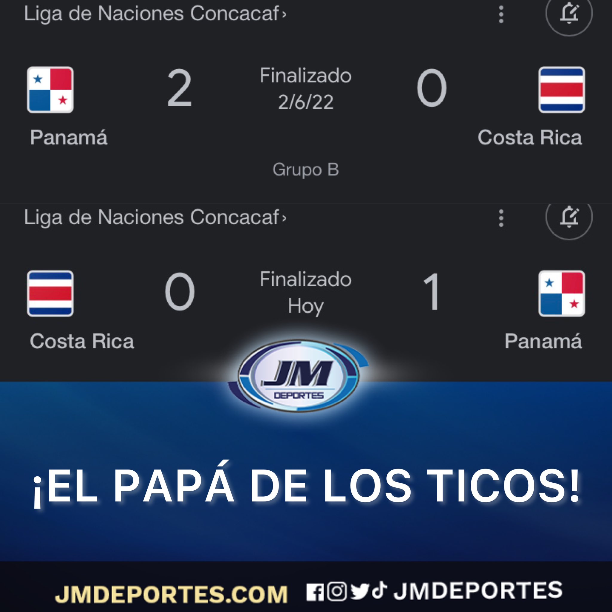 ¿Cuántas veces a ganado Costa Rica a Panamá