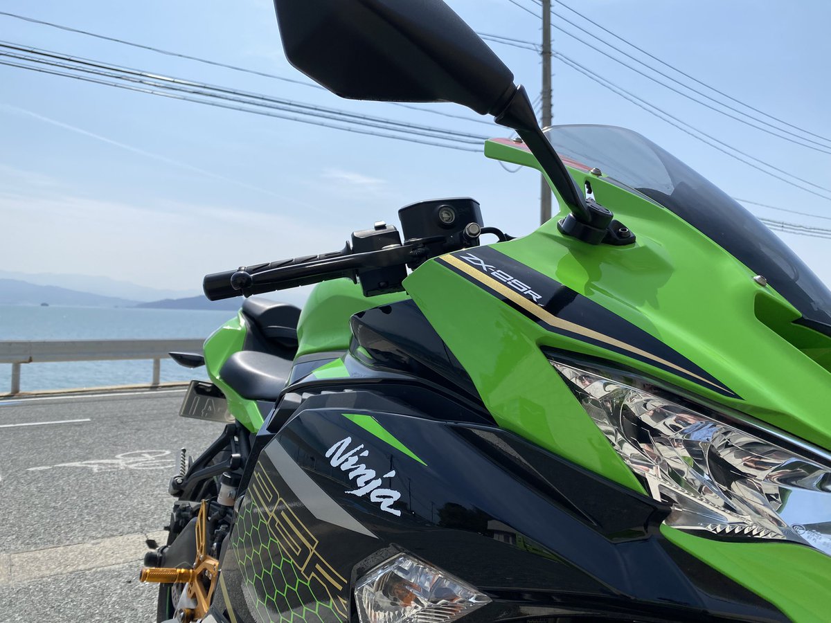 一週間ぶりの志賀島🏍めっちゃいい天気☀️