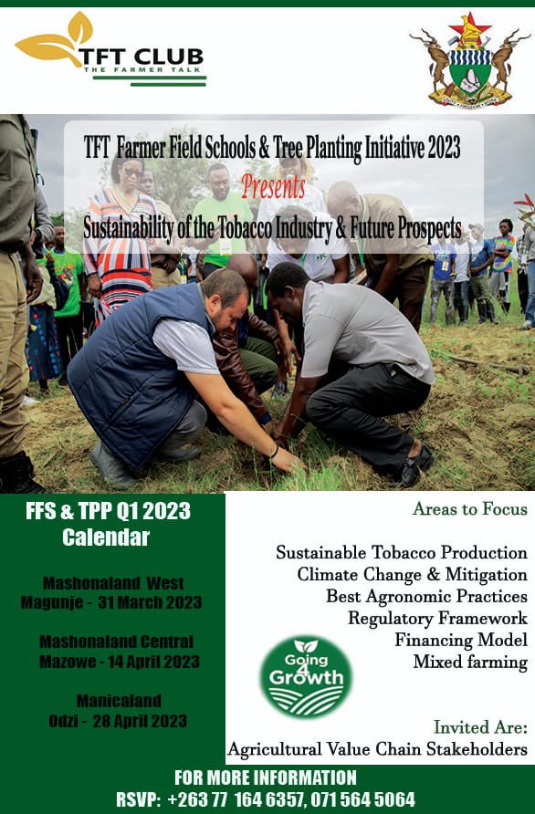TheFarmerTalk's tweet photo. https://t.co/LzCVgiH92A

As we continue with our #FarmerFieldSchools and #TreePlantingInitiative, we are in Magunje on Friday 31/3

Join us for great moments of learning and interacting with other stakeholders 
 @USEmbZim @ChineseZimbabwe @forestrycom1 @basera_john @VPHaritatos https://t.co/gKiV2pQugw