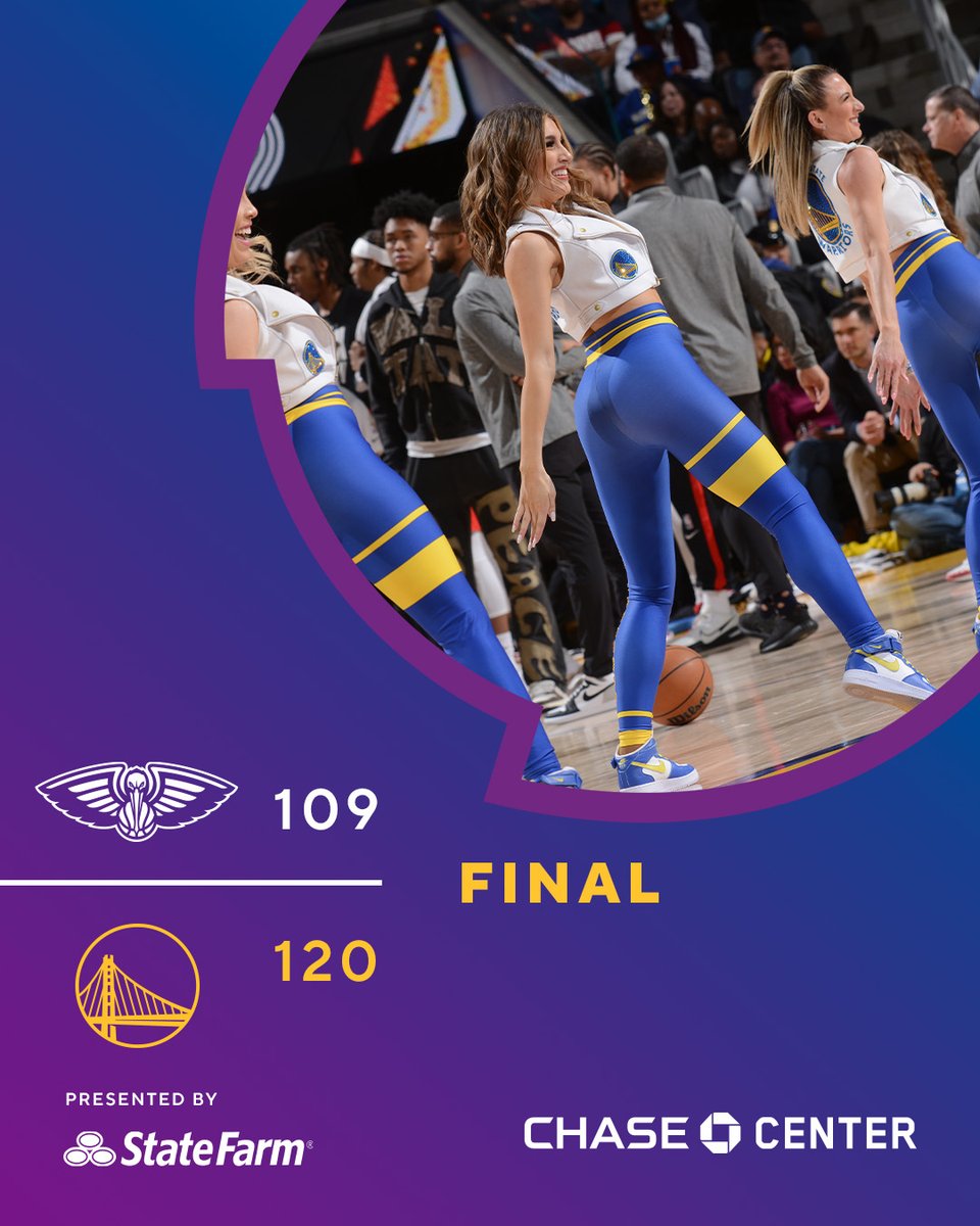 ChaseCenter's tweet photo. A finish like no other 💪 Hope you had fun tonight, on #WarriorGround https://t.co/8dBOzll4uT