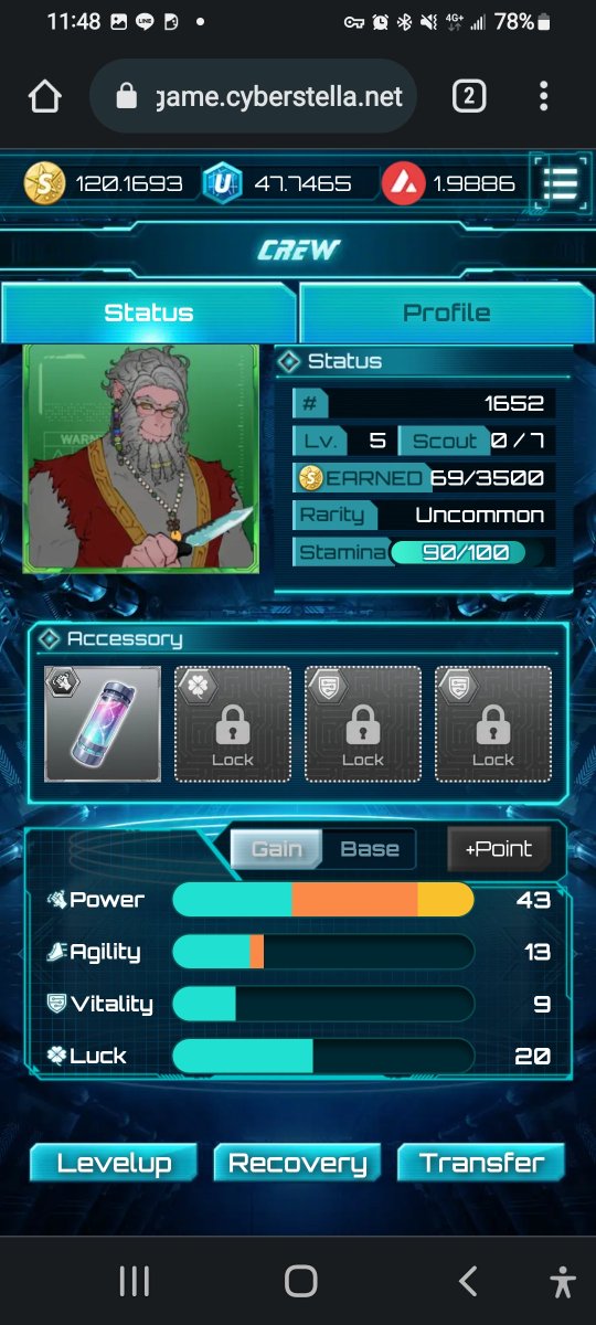 My first accessory to make, failed several times and finally made it!
#Cyberstella
#AVAXNFT