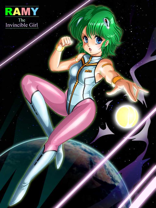 今日の過去絵2無敵少女ラミーより、ラミーさんダンガイオーの元ネタ的な漫画の主人公でやっぱりエスパーその後、アニメージュ文庫の加筆のお話でミア・アリスがお姉ちゃんとして出演姉妹であることが判明した 