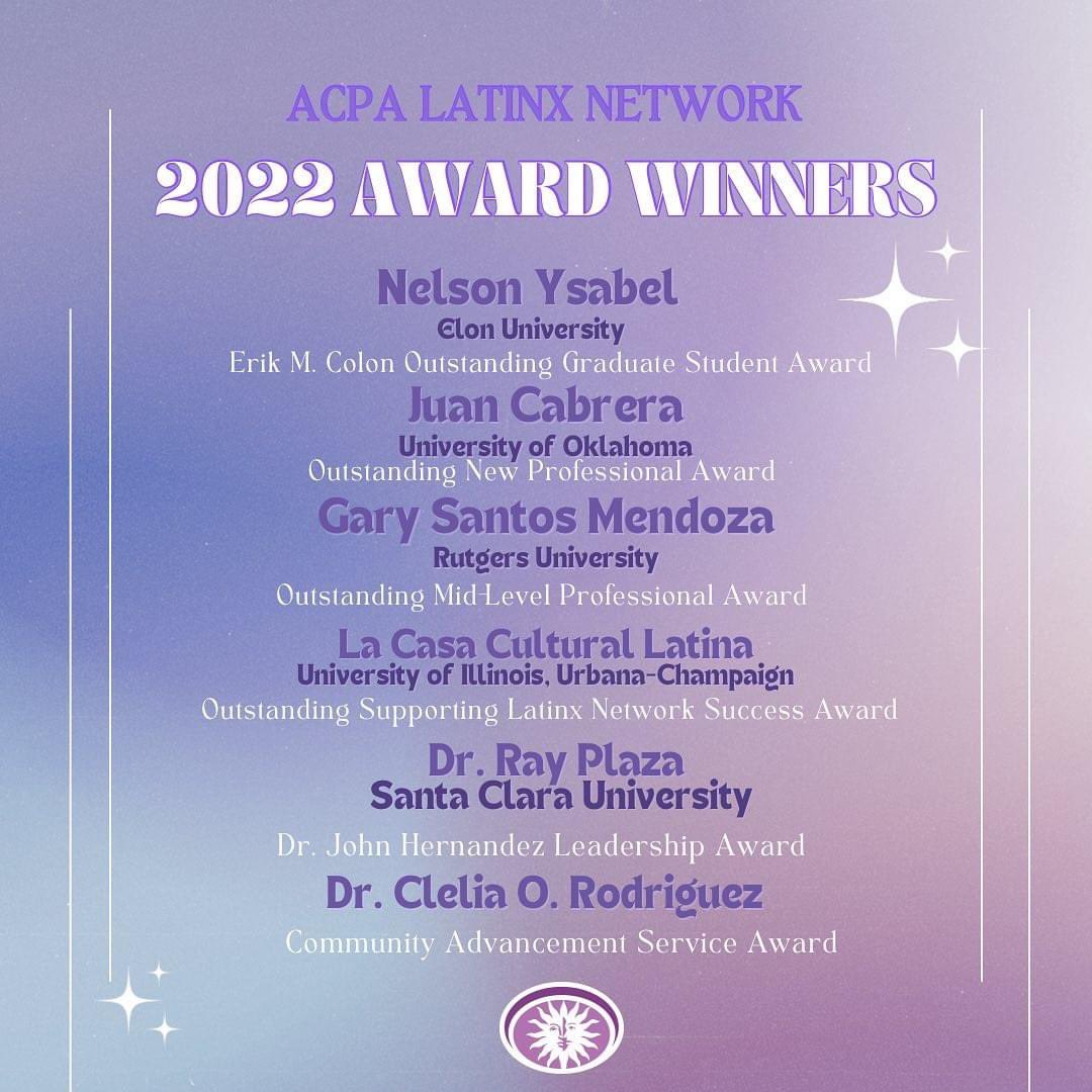 ACPA Latinx Network tweet media