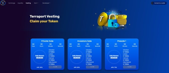 icomars's tweet photo. 🚨TERRAPORT HAS ARRIVED🚨
Claim your $TERRA purchased in presale!
Log in to https://t.co/34ZynDBiAI
Follow: @Icomars
A beautiful journey will begin from March 31st🚀
#LUNC #LuncArmy #LuncBurn #LUNCCcommunity #TerraClassic #Crypto #LunaClassic #Icomars #Presale https://t.co/E1VhFpKfWf