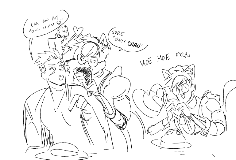 maid cafe au where Nai is the owner of the cafe. He secretly bought the cafe after he found out Vash works there with Wolfwood. and gives Vash super big tips after LMAO
he's so stupid... just to wanna see his brother in maid outfit
#KV #plantcest