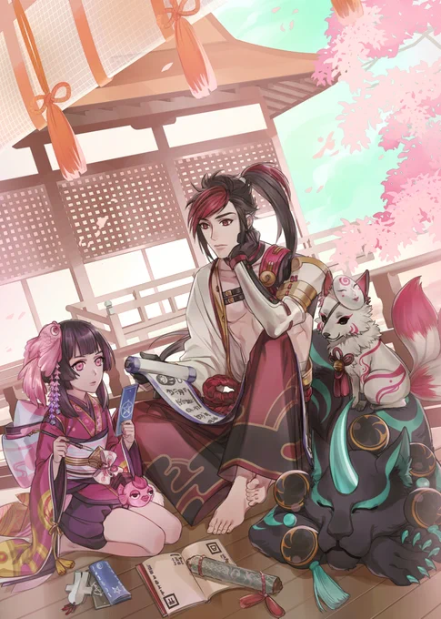 [old] 陰陽師 Onmyoji game fanart set 