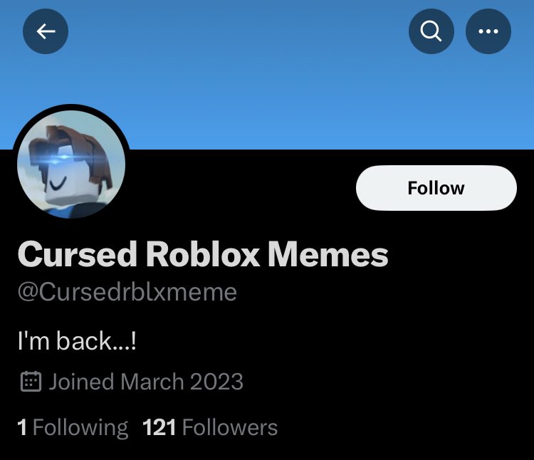 Roblox News (Parody) 🔔 on X: cursed roblox memes is back