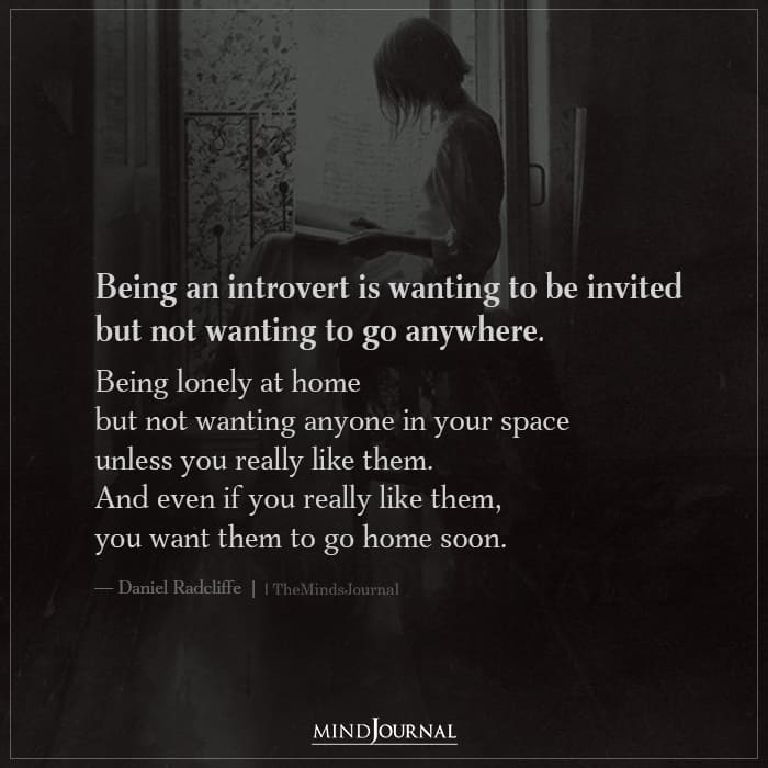 TheMindsJournal's tweet photo. When you're an introvert, you're like a paradox - craving social interaction but also wanting to cancel plans before they're even made.

Do you agree?

#introvertquotes #quotesdaily #mindsjournal #themindsjournal https://t.co/YPuHrqlSDz