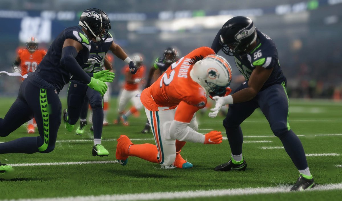 MelDolphins's tweet photo. Offense and Defense called game. Above 500 looking to lock in the division https://t.co/rUbM9K2ohP