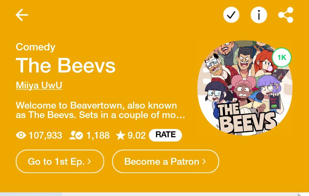 TheBeevsComics's tweet image. If you're on mobile and the texts are too small, we have a Webtoon page!
All the comics are in Webtoon format so all you need is just scroll down. No more eyestrain!
Please give a follow ♥️
webtoons.com/en/challenge/t…