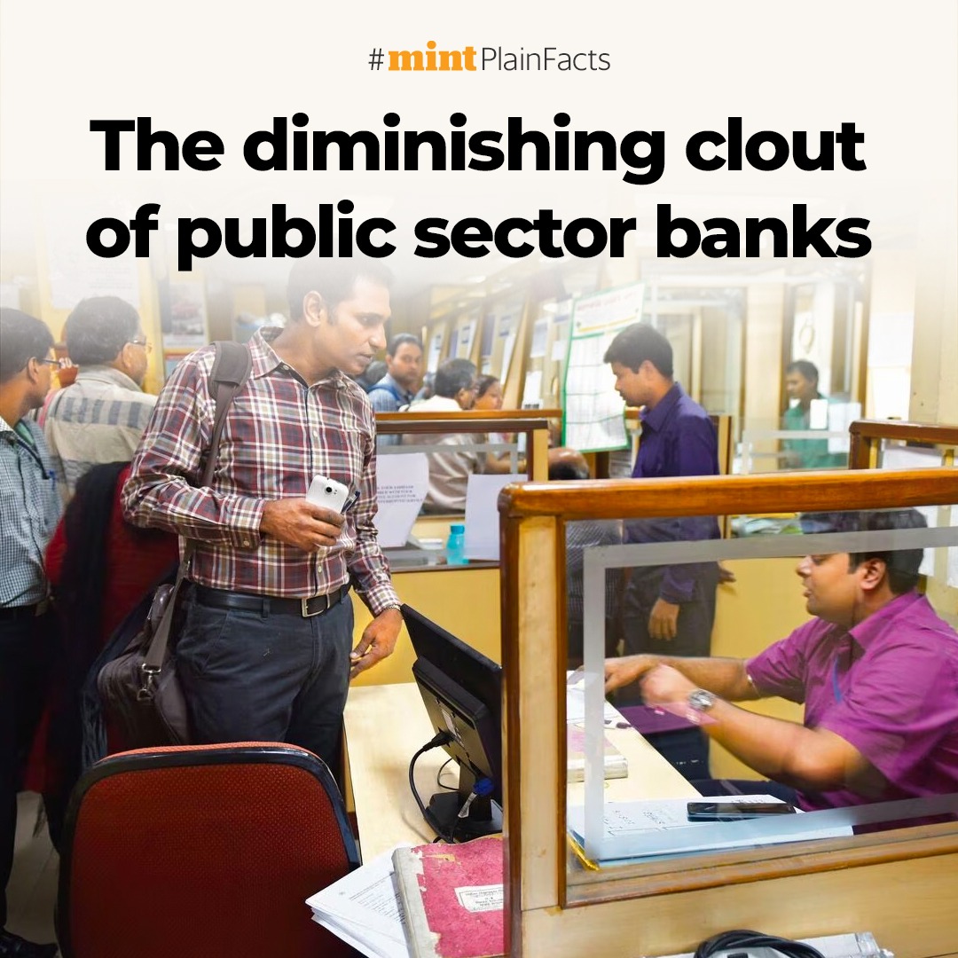 #MintPlainFacts | For the first time in 53 years, the number of employees working in state-owned banks is less than those working in private sector banks in #India.

Read here: livemint.com/news/india/the…