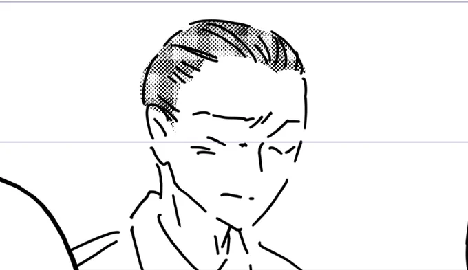 間違えてチェック柄を
頭に貼られてしまった小倉。 