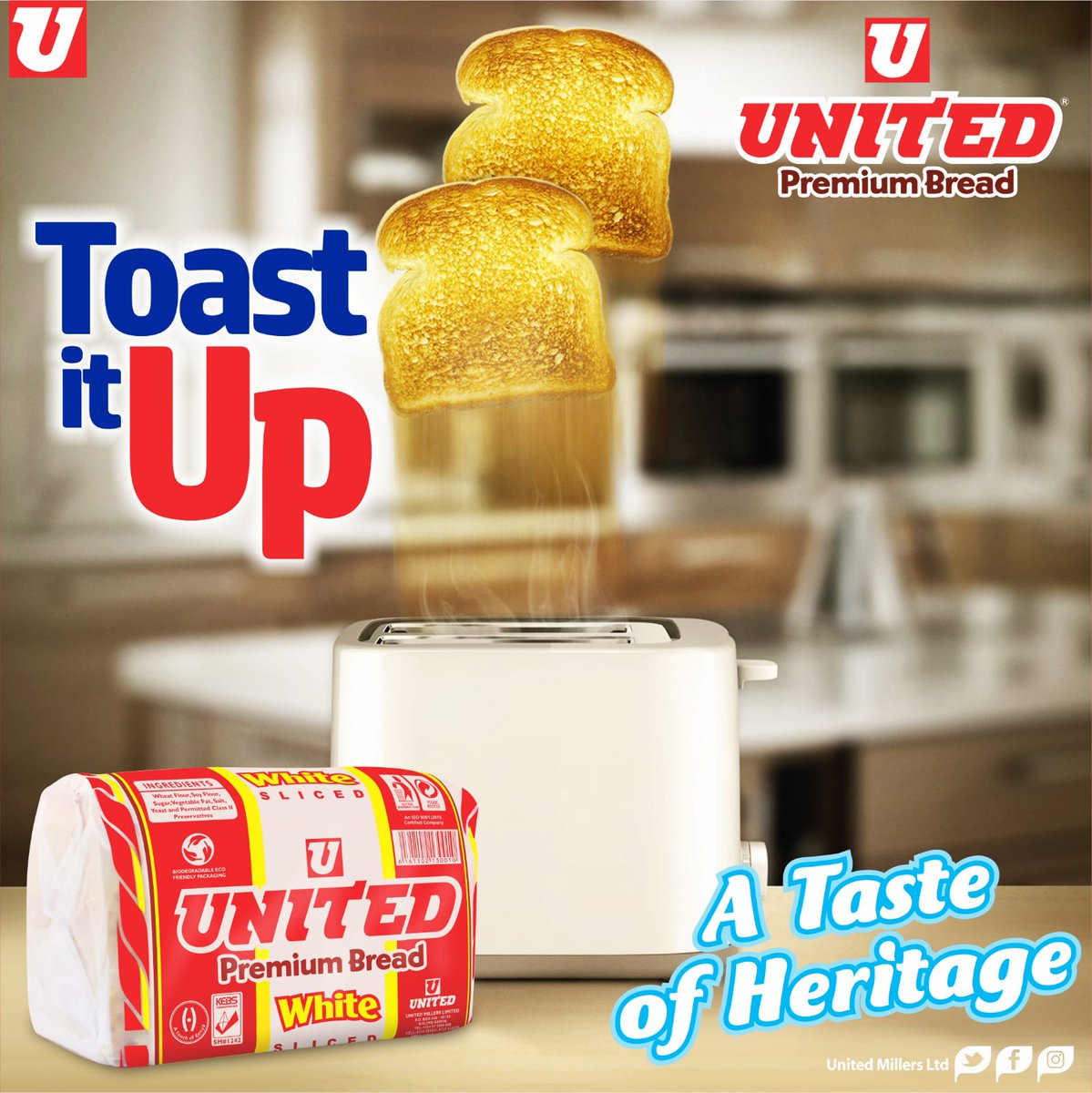 unitedmillers's tweet image. Start your day with a sumptuous toast from United premium bread!🍞😋

Fuel up with the best crunch and flavor. Available at your local duka. 

#UnitedMillers #UnitedPremiumBread #MkateKamili #DeliciousBreakfast #StartYourDayRight