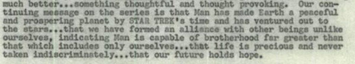 antiderivative1's tweet photo. #StarTrek #RealStarTrek #735Club
Every series should have this absolutely foundational message as Star Trek did from 1966 to 2005. #DoomcockWasRight https://t.co/sDpNnA0GKH