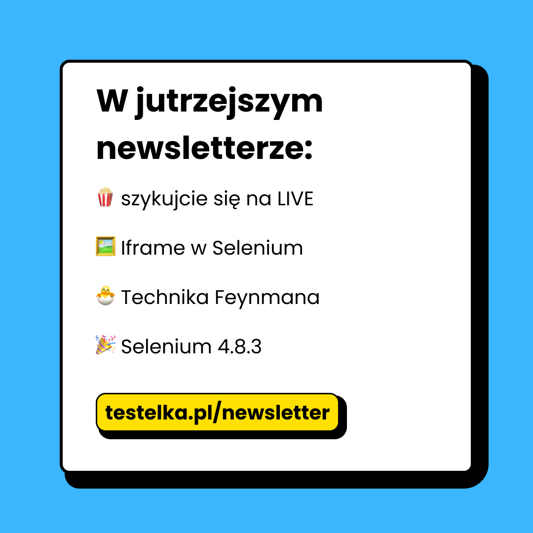 testelka's tweet photo. Jutro z samego rana wychodzi kolejny newsletter 📨 Zapisz się, żeby nie przegapić nowych materiałów i być na bieżąco z tym nad czym pracuję w https://t.co/jiPG1J2ktc 👉 https://t.co/NdLKhEv23s. https://t.co/uRZ2xWTe4Y