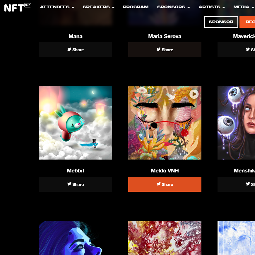 Mebbit_K's tweet photo. 🐰#Mebbit is going to New York.
Mebbit's work has been featured on the #NFTNYC website and will be exhibited at Artists Village (North Javits, Hudson Yards, 04/12-14) during #NFTNYC2023. 🖼️Also, Mebbit went alone.
I want to go to New York too.🤣
#nft #nftart #Exhibition https://t.co/QucCFrcDas