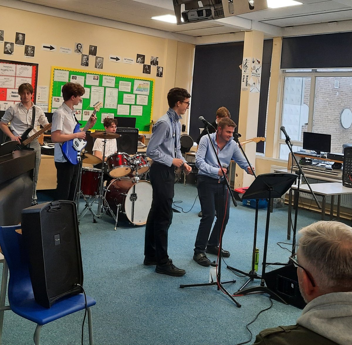 The students at #Rock School were awsome last week during their sounds of the #60s showcase! It was amazing experience watching students from #Year7 to #Year12 work together to create some amazing #Music #KingJohn #KingJohnSchool #KJS #Benfleet #Community #Zenith