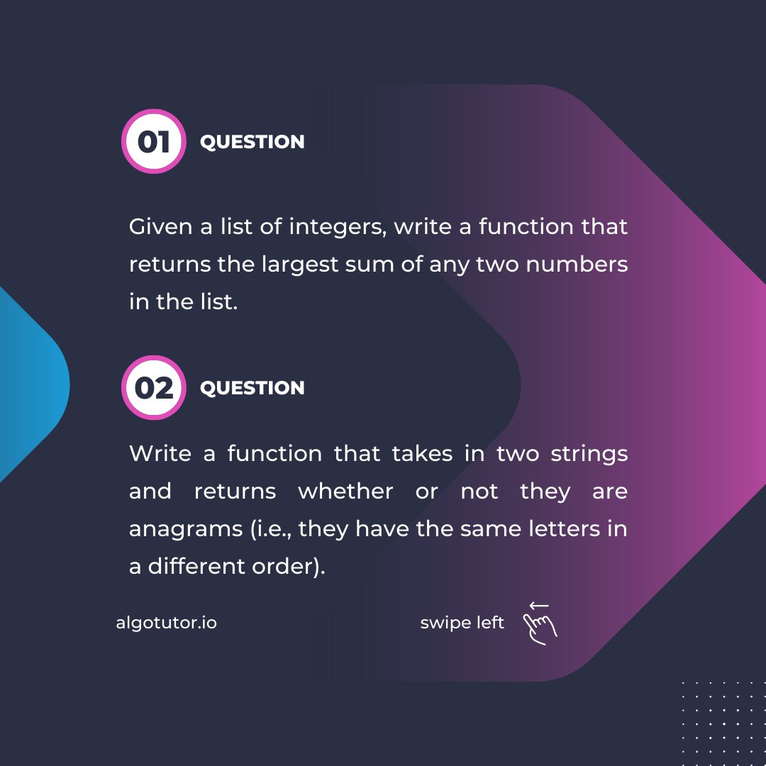 AlgoTutor's tweet photo. Hey Coders, Here are some potential coding interview questions that Amazon might ask :
Fill out the form for Free live demo class: https://t.co/kybckGSplw
#algotutor #DSA #SystemDesign #amazoninterview #FullStackDevelopment #Mentoring #TeachingAssistant #MockInterviews https://t.co/LkQOO0yH9Q