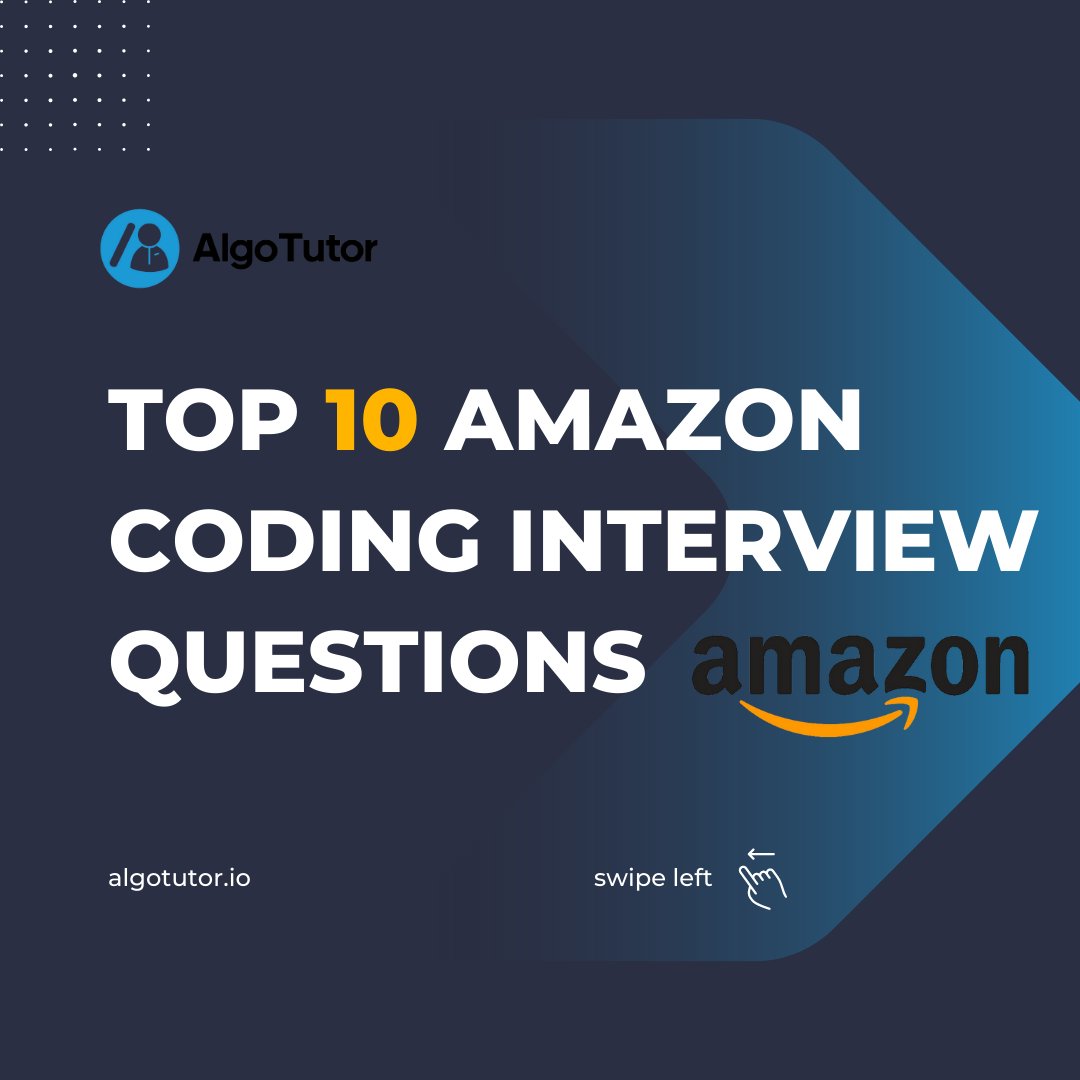 AlgoTutor's tweet photo. Hey Coders, Here are some potential coding interview questions that Amazon might ask :
Fill out the form for Free live demo class: https://t.co/kybckGSplw
#algotutor #DSA #SystemDesign #amazoninterview #FullStackDevelopment #Mentoring #TeachingAssistant #MockInterviews https://t.co/LkQOO0yH9Q