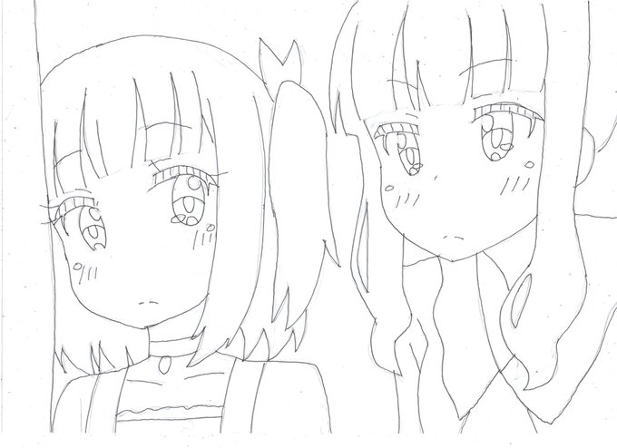 newgame　飯島ゆん他 #模写 #アナログ #NEWGAME!! #涼風青葉 #飯島ゆん #滝本ひふみ  