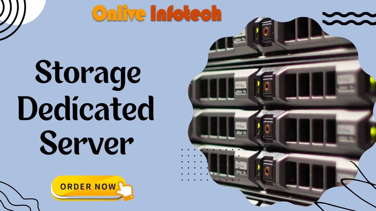 onliveinfotech's tweet image. Onlive Infotech offers dedicated server hositng options that make it easy to get up and run. Storage Dedicated Server is the perfect solution for businesses looking for a reliable, affordable.
#storagededicatedserver #cheapdedicatedserver
Visit - onliveinfotech.net/storage-dedica…