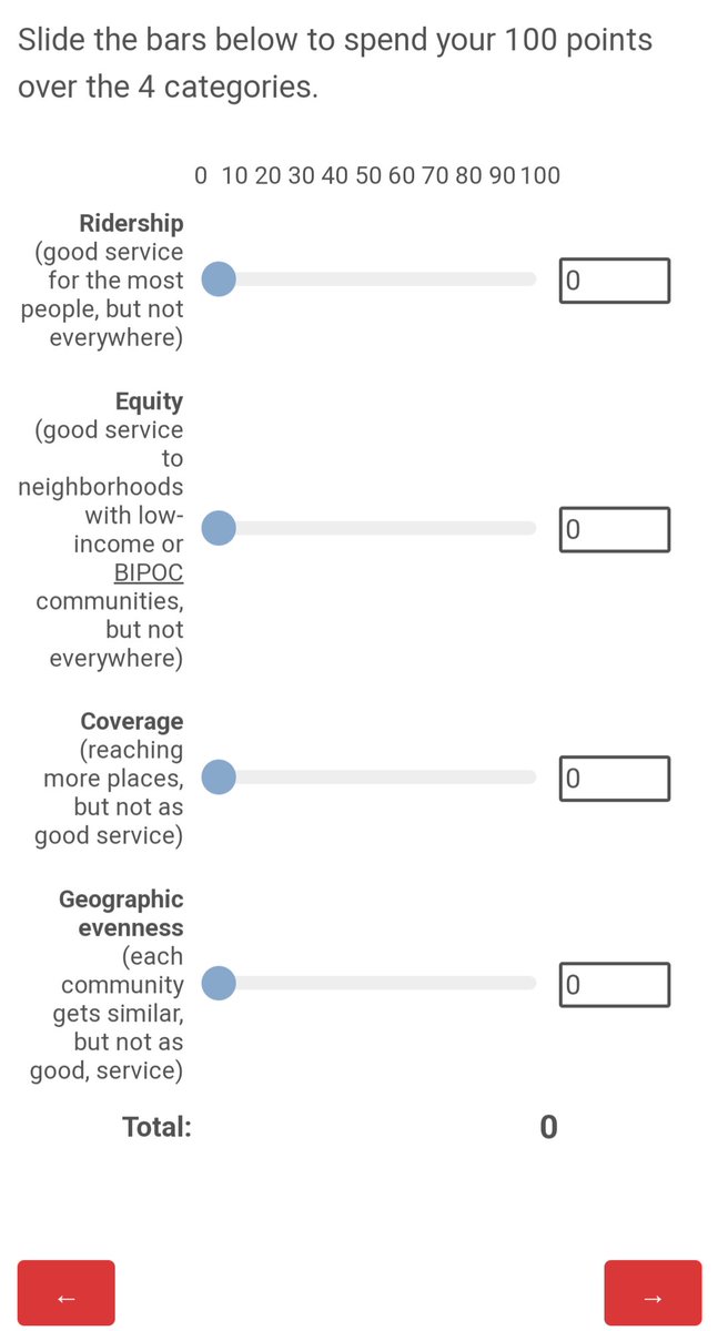 New survey from <a href="/MetroTransitMN/">Metro Transit</a>. I'm told it will be pretty influential on decisions made to retool the network in coming years, with post-COVID travel patterns in mind.

Pictured are some examples of the questions.
metc.qualtrics.com/jfe/form/SV_9W…