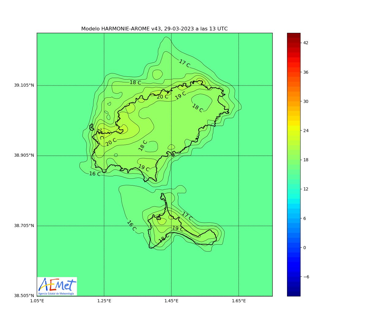 AEMET_Baleares's tweet photo. Buenos días, hoy miércoles en #IllesBalears,

· Tiempo estable y soleado🌤️
· Tmáx un poco más altas que ayer, entre 18 y 24ºC.
· Viento de componente sur flojo. https://t.co/bfoYQ6teDx