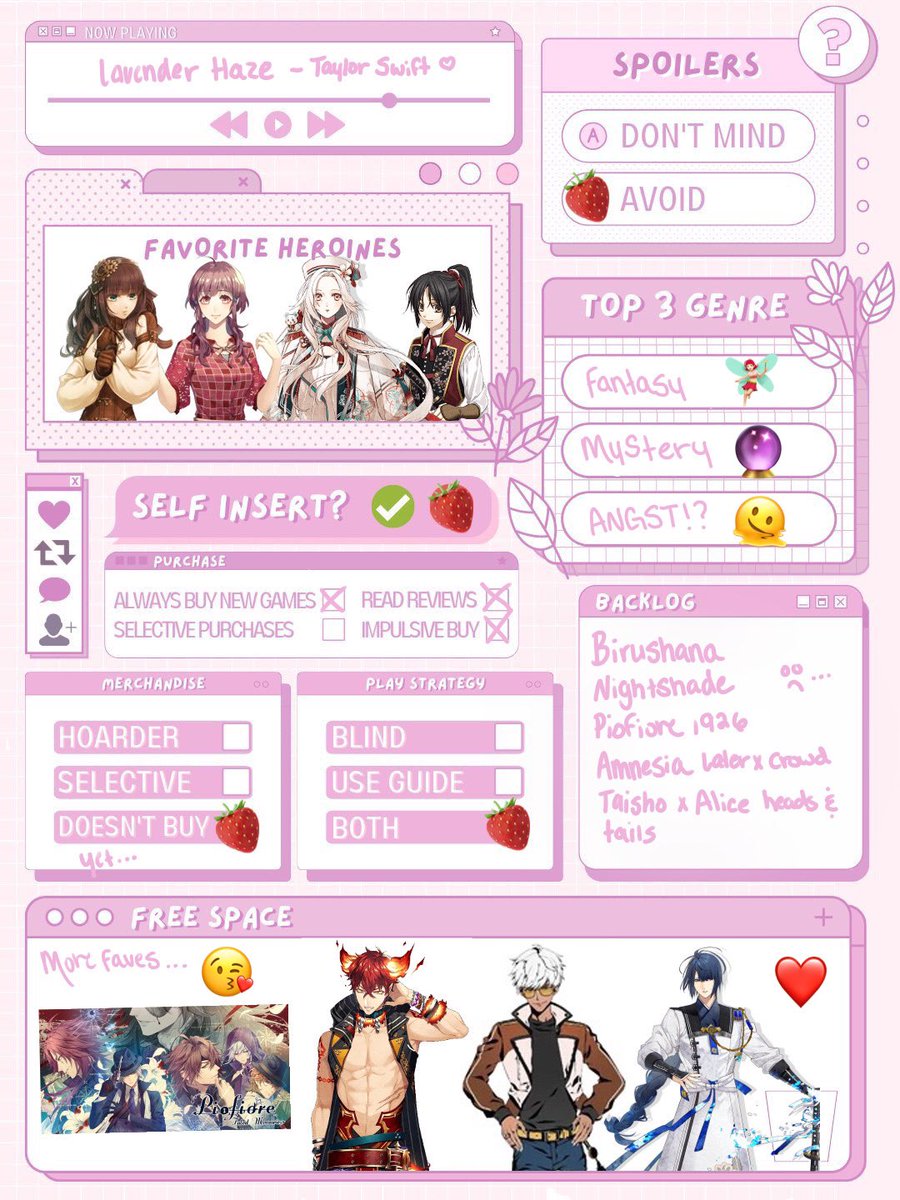 strawberryrune's tweet photo. I’m still not sure what to post yet so here’s this 🫡 #otome #otomegame #imembarrassedthistooksolong #imnewtothis https://t.co/bemGjeiWaH