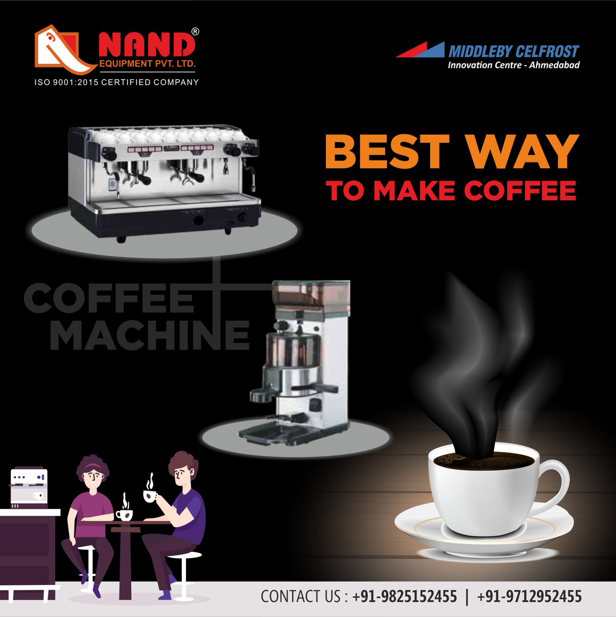 NandEquipment's tweet photo. 𝐁𝐄𝐒𝐓 𝐖𝐀𝐘 𝐓𝐎 ����𝐀𝐊𝐄 𝐂𝐎𝐅𝐅𝐄𝐄.

Few Years back this was our **ShowRoom**….. then we had **Experience Center**..... &amp; Now we its **#innovationcentre**

https://t.co/HjbAgVEazd https://t.co/XGToboFw06
