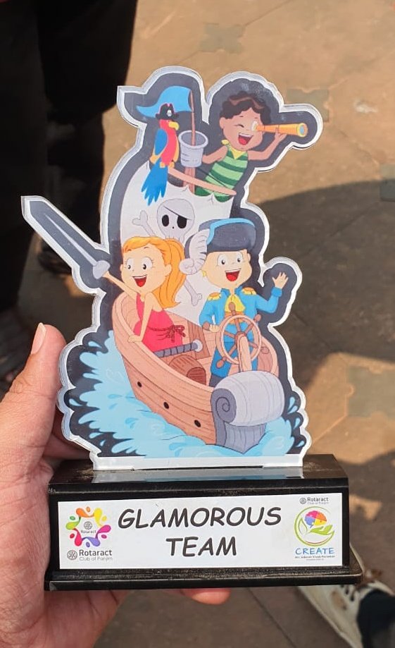 AgniAnish's tweet photo. Won the best glorious team prize for the Treasure Hunt organized by Rotaract Club of Panajim. 

Represented @RacMargao. Thanks to all fellow Rotaractors https://t.co/6twLaiqZat