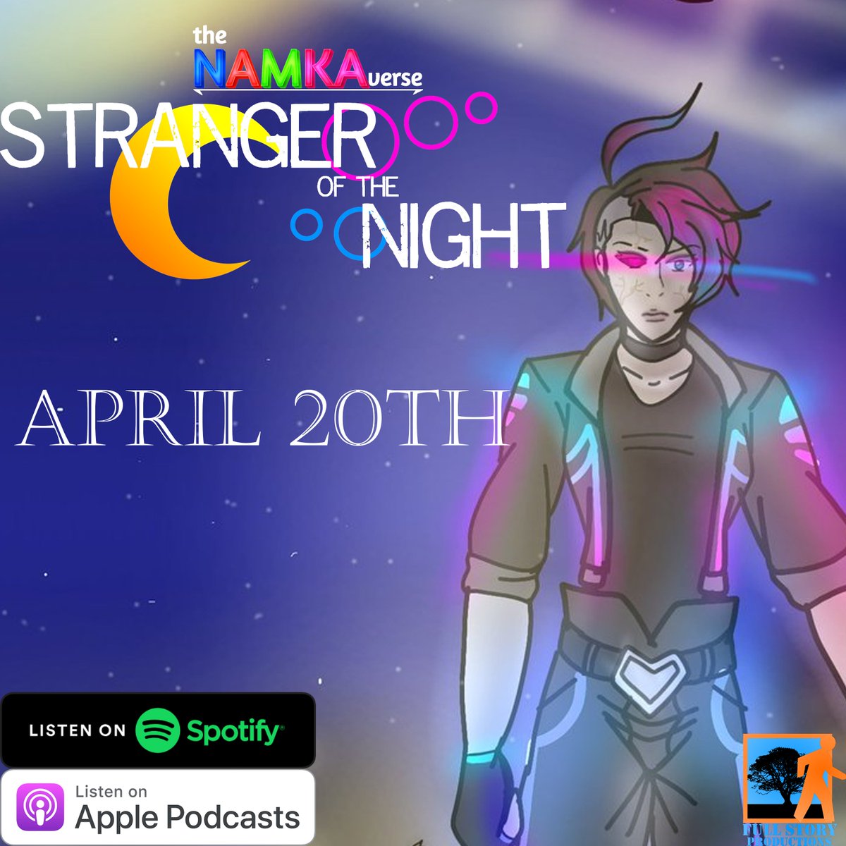 FullStoryProduc's tweet photo. On April 20th, The Namkaverse: Stranger of the Night will be getting a full release on all Platforms, as well as a re-release on the Full Story Productions YouTube! ⭐️🪄⭐️
#StrangeroftheNight https://t.co/KFGcp5YkmJ
