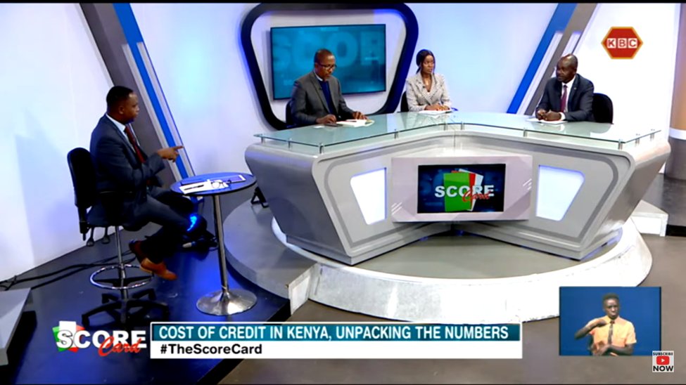 Dr. <a href="/HabilOlaka/">Habil Olaka, EBS</a> : When the cost of doing business comes down, banks transmit it to lending.Full Interview: youtube.com/watch?v=PN8u94…