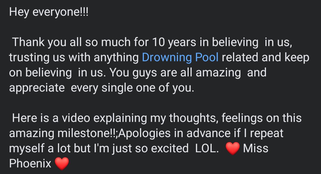 Late tweet...

Here's a celebratory video message message from ❤️ Miss Phoenix ❤️

fb.watch/jzp_0YWMME/