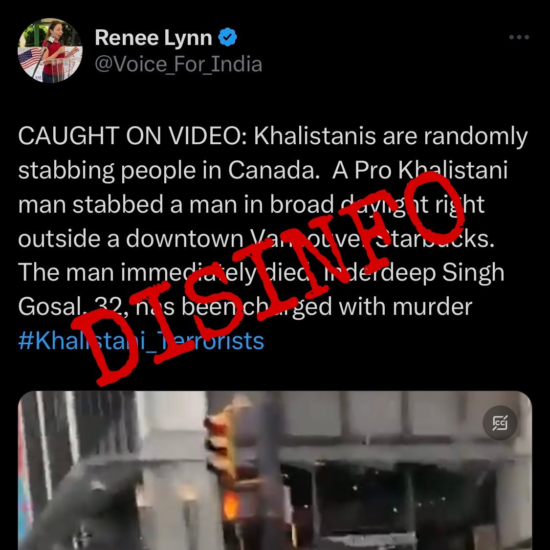 A disinformation campaign stemming from Indian ultranationalist media is attempting to link a random Vancouver murder with Canadian Khalistan (free Sikh homeland) support and initiated Sikh practice. See this brokendown by <a href="/BaazNewsOrg/">Baaz</a> below.

#PunjabUnderSiege #PanjabUnderSiege