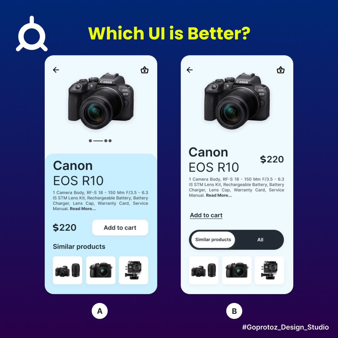 GoProtoz UI/UX Design Studio tweet media