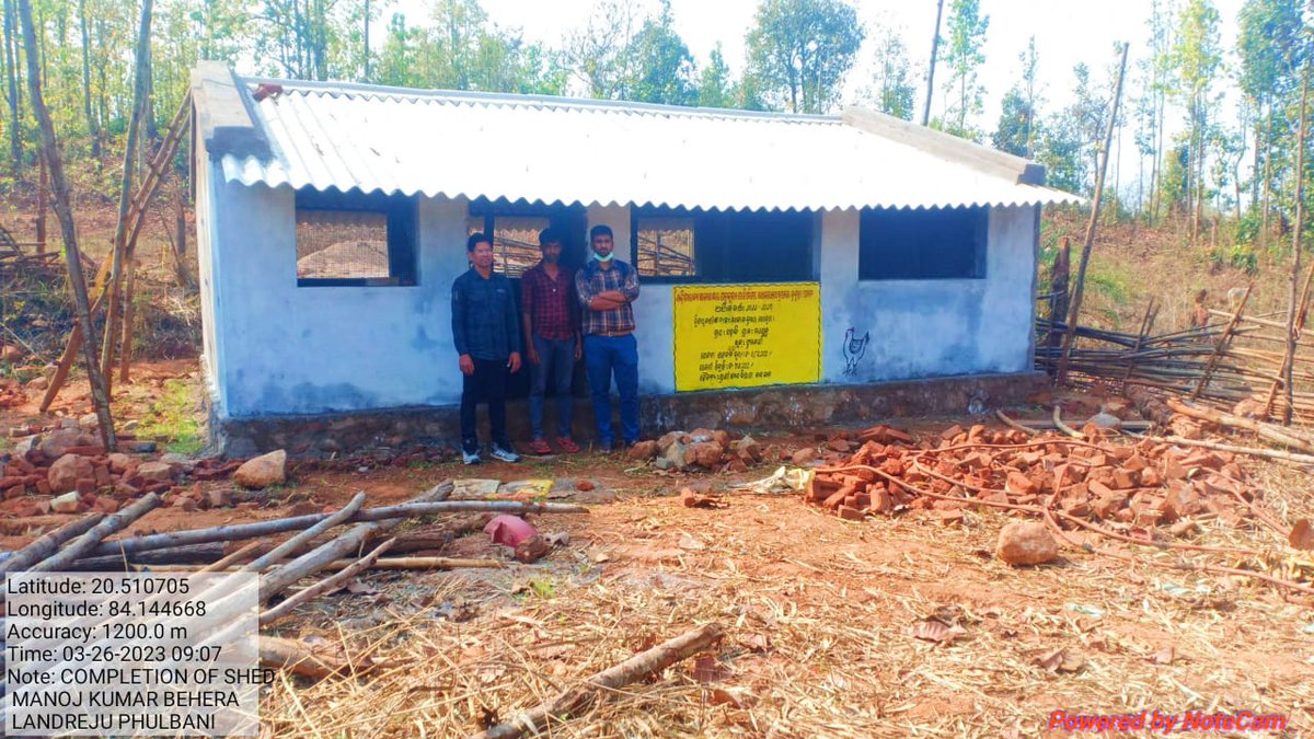 Verification of different Livelihood support projects in the Phulbani block area by #Veterinary_Assistant_Surgeon, MVU (Phulbani). <a href="/CMO_Odisha/">CMO Odisha</a> @farddept <a href="/rajaaswain/">Ranendra Pratap Swain</a> <a href="/dahvsodisha/">Directorate of AH&VS Odisha</a> <a href="/DMKandhamal/">Collector Kandhamal</a>