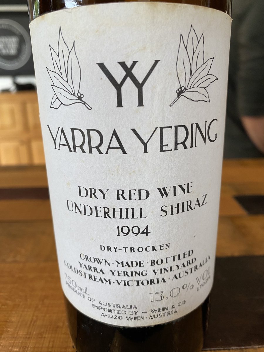 jeniport's tweet photo. How coincidental that Yarra Yering decided to celebrate 30 Years of Underhill Shiraz the same day they finished picking the 2023 Underhill Shiraz. Great timing, Sarah Crowe, chief winemaker! #yarrayering #yarravalley #underhillshiraz https://t.co/j6FAd1W0m7