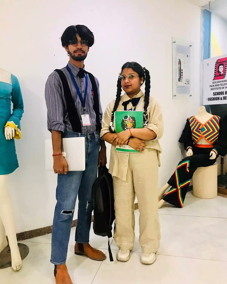 gkftii's tweet photo. At GKFTII, we believe that learning is not just limited to books. Our students are constantly encouraged to think outside the box and push their creative boundaries. This styling challenge was a perfect example of that.
#GKFTII #FashionStudents #StylingWorkshop https://t.co/0WYvh5UW0x