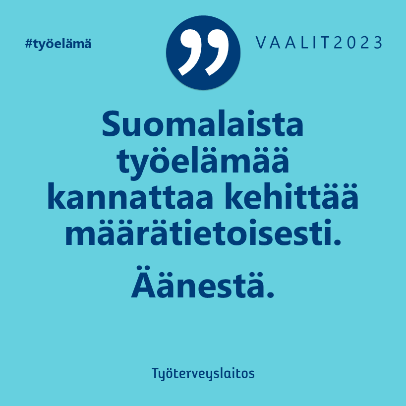 Tutkitun tiedon avulla työstä saadaan hyvinvointia työntekijöille, työpaikoille ja koko yhteiskunnalle. Listasimme tärkeät kehittämiskohteet työelämän muutoksessa. #työelämä #vaalit2023 ttl.fi/vaikuttaminen/…