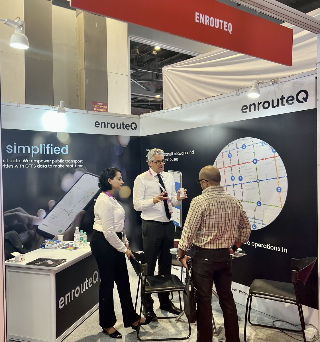 That's a wrap! Thanks to everyone who visited us at Smart Cities India Expo this week! #smartcitiesIndia #gtfs #enrouteq