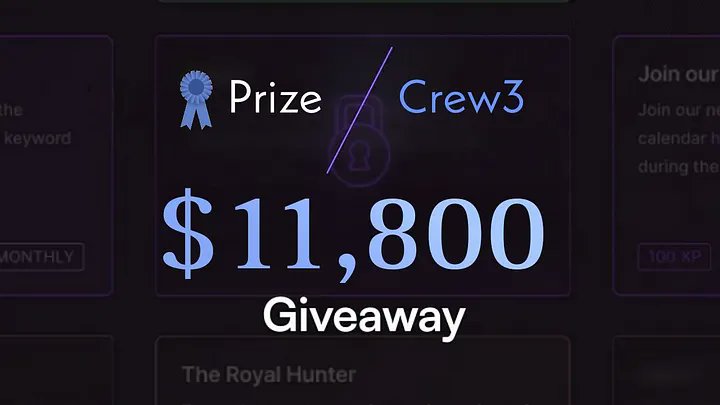 🚨Giveaway Alert🚨 

We are launching a special $11,800 Gozi Kong Giveaway Campaign on Crew3 for our dedicated community! 

crew3.xyz/c/gozikong/

🎁To show our gratitude, we're rewarding our pioneer with exclusive benefits💰

Learn more⬇️
bit.ly/3TTILRB

#Sui #Airdrop
