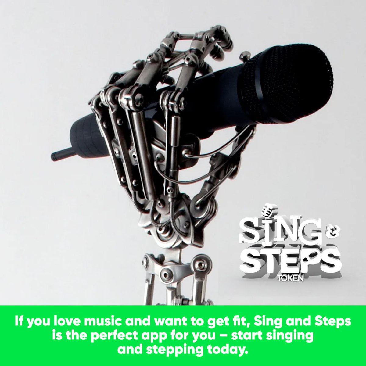 SingandSteps's tweet photo. "With Sing and Steps, you can turn your healthy habits into a valuable asset, all thanks to blockchain technology."

Click the link below and sign up now!
https://t.co/phLq65MoCP

#Singandsteps #Singing #Walking #Blockchain #NFT https://t.co/zhAImEADPG