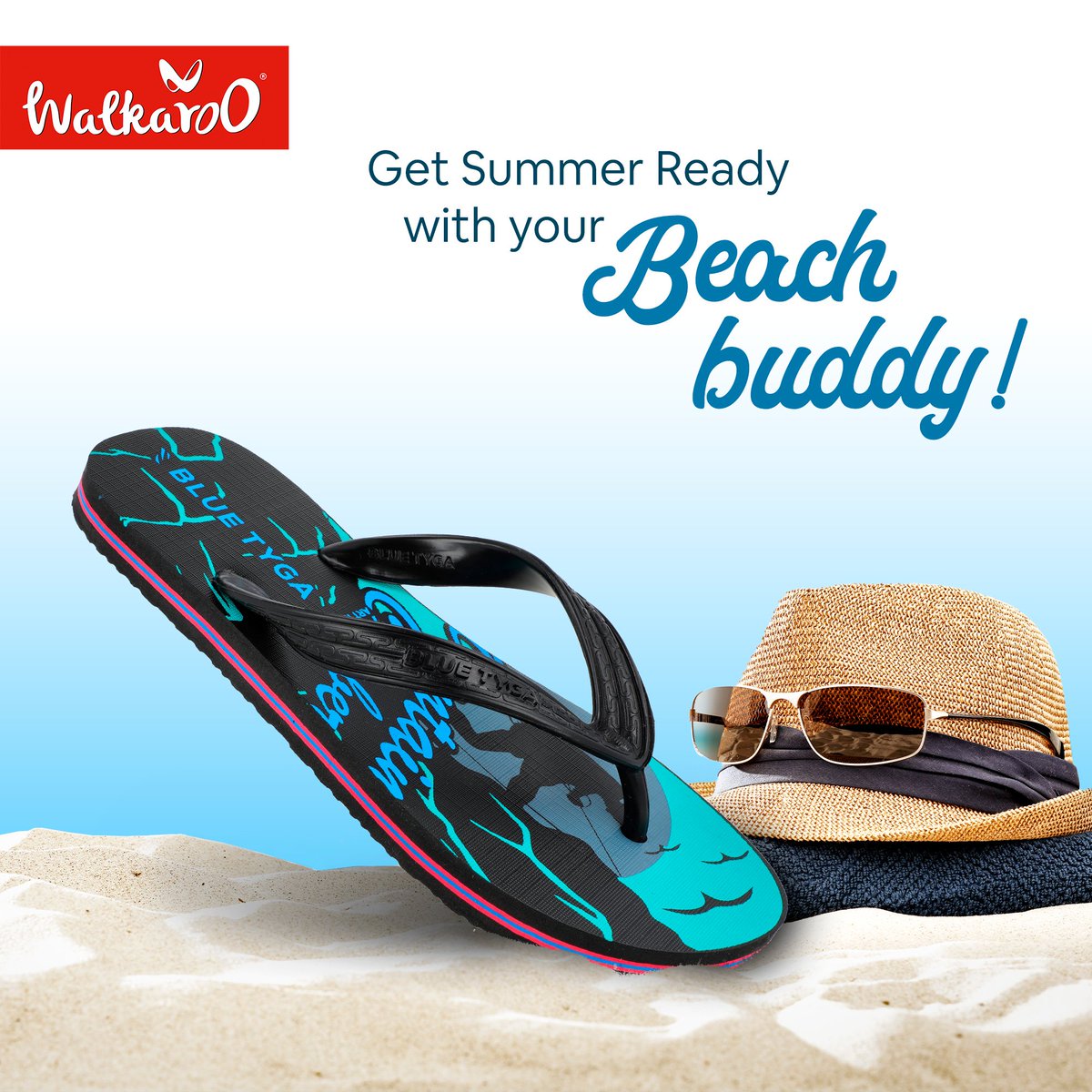 WalkarooIN's tweet image. This summer, turn up the style with Walkaroo's Hawaii Flip-flops.

#Walkaroo #WalkarooFootwear #WalkWithWalkaroo #FlipFlops #Summer