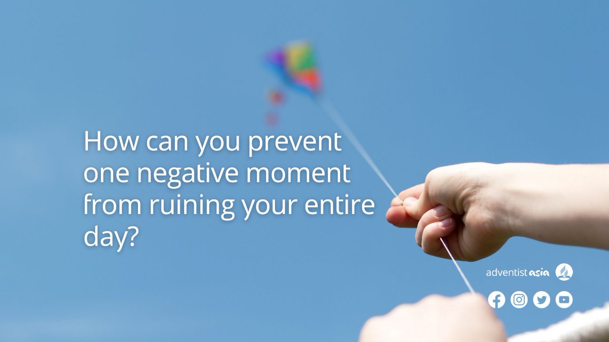 Feeling stuck in a negative moment? Take a breath and try these 5 steps to prevent it from ruining your day. As Christians, we can choose to respond in a way that reflects God's #love and #grace. ❤️ #selfcontrol #anger #positivity #adventistasia