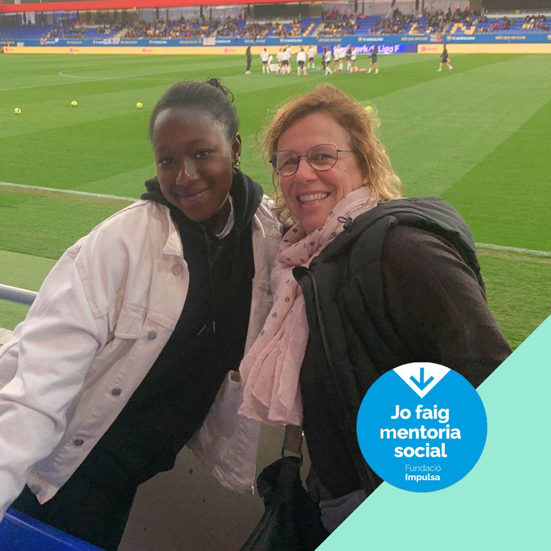 FundacioImpulsa's tweet photo. ⚽La Janna i l'Eva, #Impulser i #mentora, han gaudit d'un partit del @FCBfemeni gràcies a les entrades guanyades amb el concurs de la foto del trimestre de la #FundacióImpulsa
😍Les felicitem pel premi i ens alegrem de l'estona compartida enfortint la relació de #mentoria! https://t.co/2o1cDtwdmP