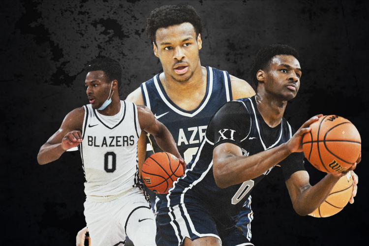 SportsBuda's tweet photo. Bronny James is following in his father's footsteps on the basketball court! Scouting reports reveal that LeBron's son is exceeding expectations in his senior year. 🤩Keep shining, Bronny!

To read more, click here
https://t.co/4EBi9USD33

 #Basketball #BronnyJames #LeBronJames https://t.co/Tcy7gGRlan